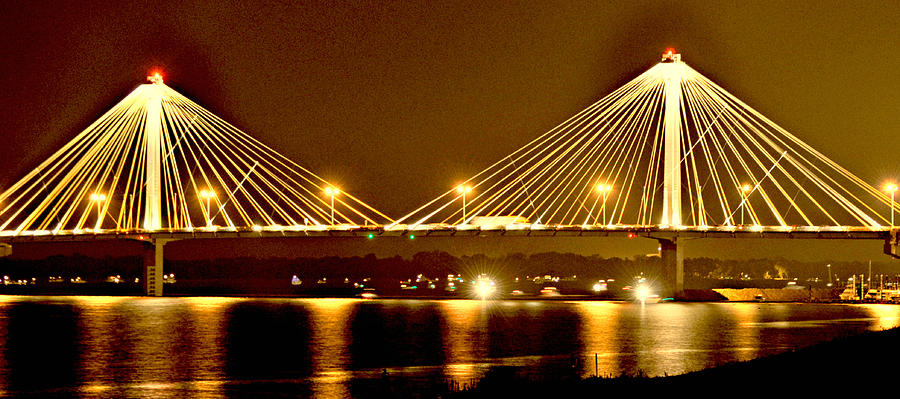 Golden Bridge Photograph by Marty Koch