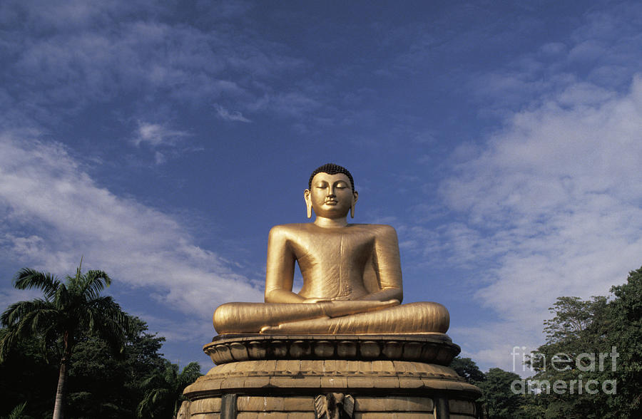Golden Buddha Photograph by Larry Dale Gordon - Printscapes