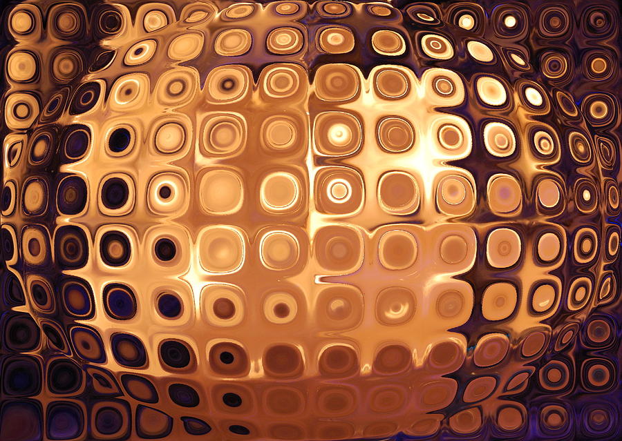 Gold Digital Art - Golden Candle Globe by Patty Vicknair