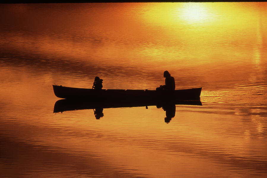 Golden Canoeing  Photograph by Blair Seitz