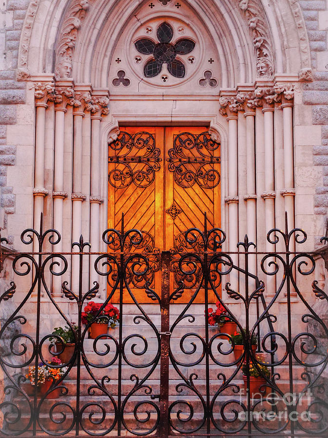 Golden Church Door Photograph by Lexa Harpell