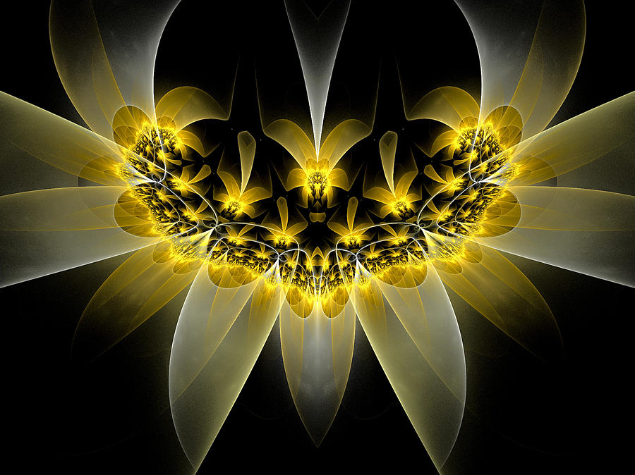 Golden Daffodils Digital Art by Amorina Ashton