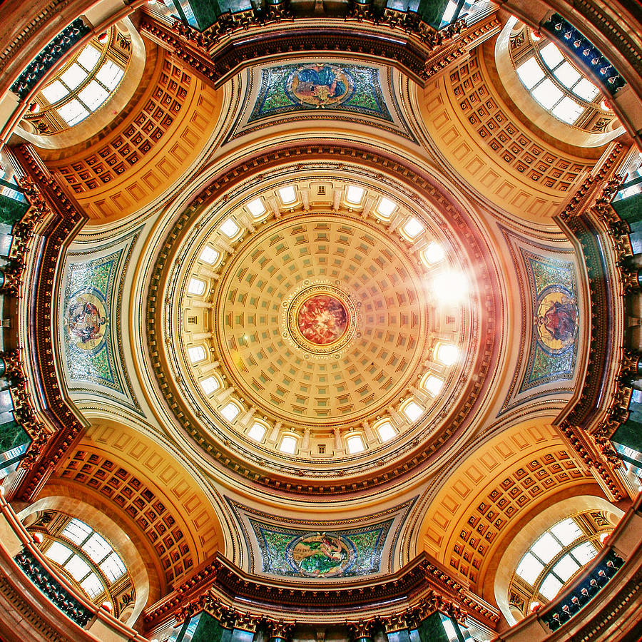 Golden Dome Photograph by Todd Klassy