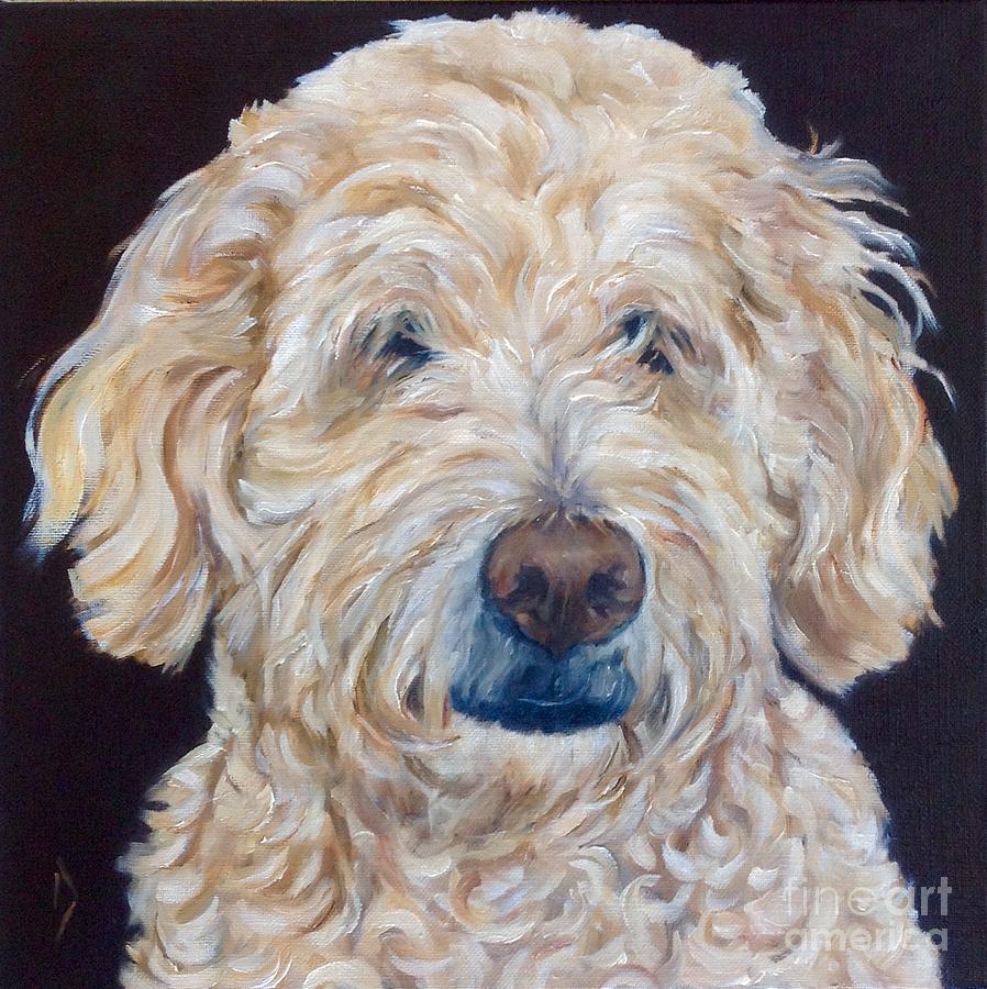 Golden Doodle Painting by Betsy Doody | Fine Art America