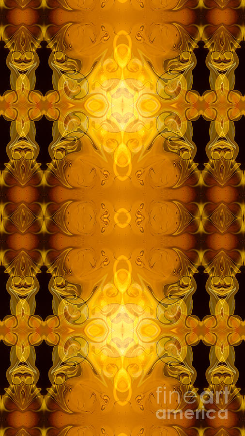 Golden Dreams Abstract Organic Bliss Art by Omaste Witkowski Digital Art by Omaste Witkowski