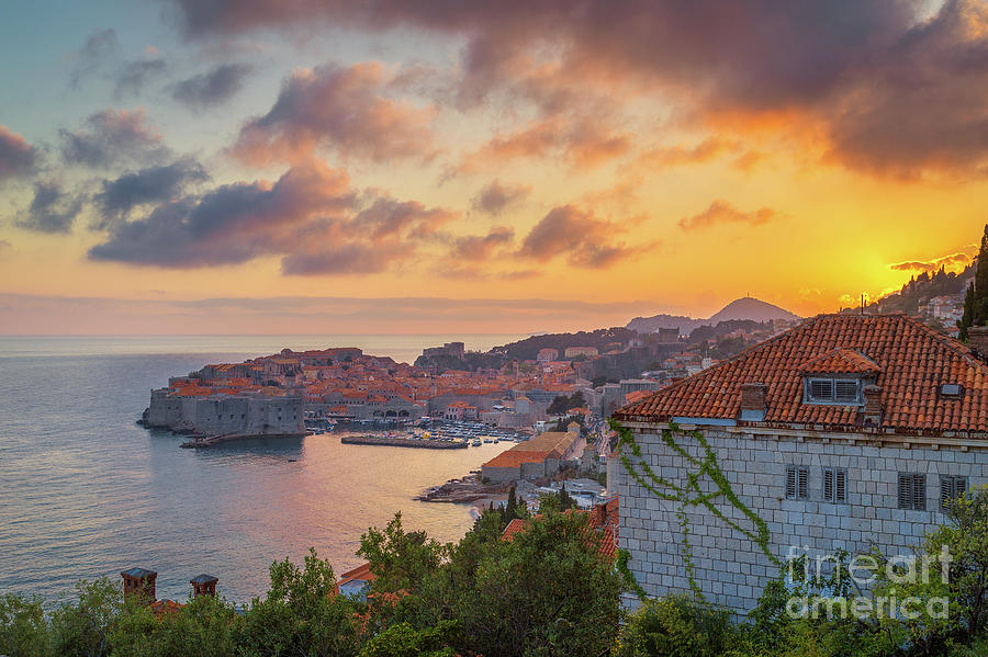 Golden Dubrovnik Photograph by JR Photography