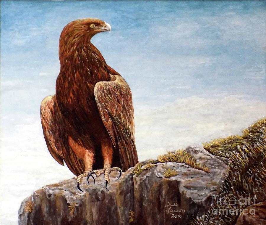 Golden Eagle Painting by Judy Kirouac