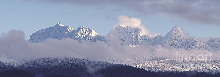 Cascade Mountain Range Photograph - Golden Ears Mountains by Sharon Talson
