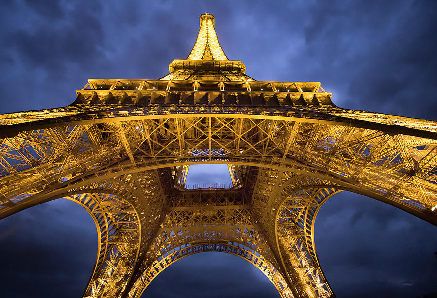 Eiffel Tower Photograph - Golden Eiffel by Craig Sanders