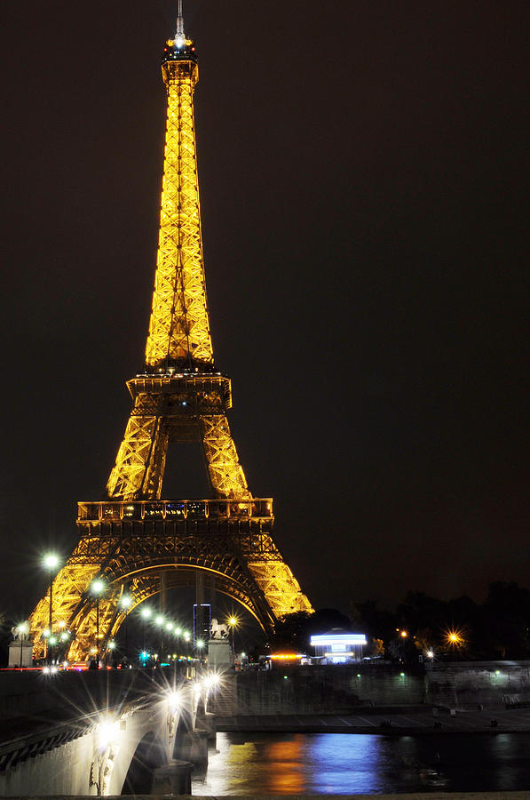 Golden Eiffel Tower Photograph by Marites Reales - Pixels