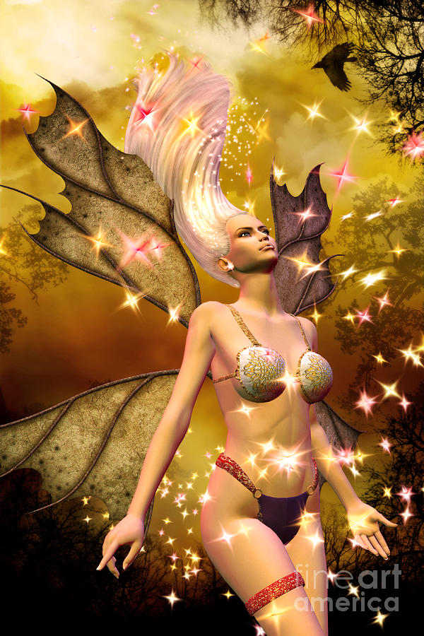 Golden Fairy Photograph by Dorothy Lee