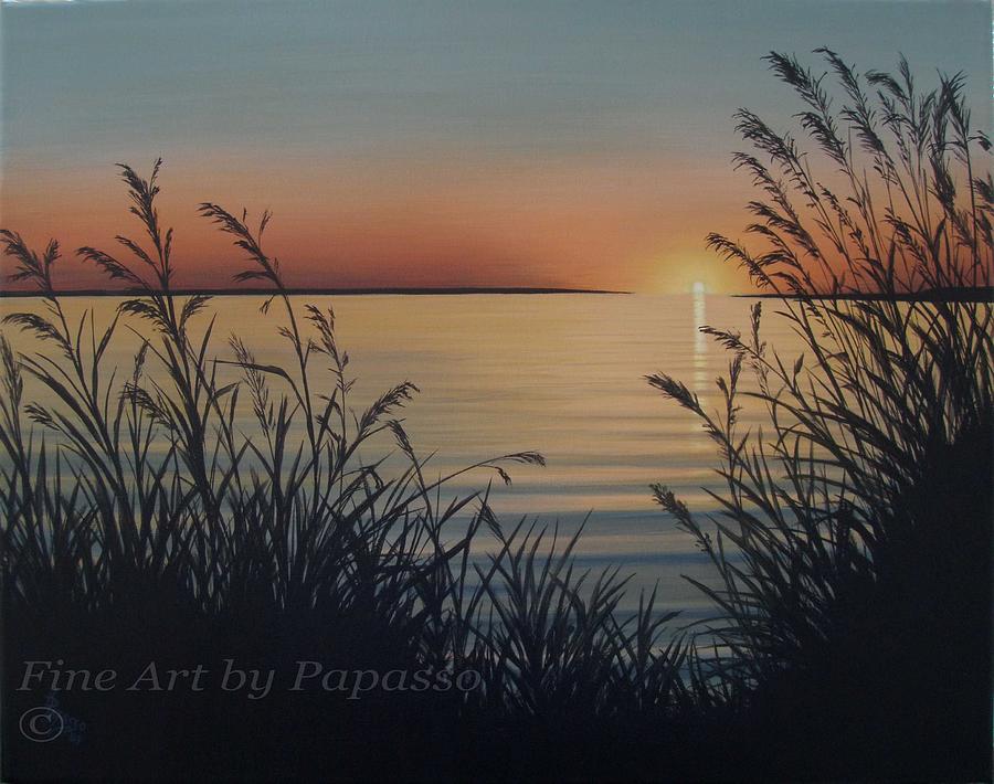 Golden Flash Painting by Kathie Papasso - Fine Art America