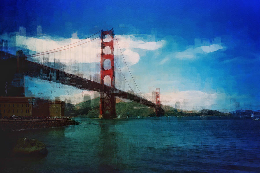 Golden Gate Bridge Photograph - Golden Gate by Anne Thurston