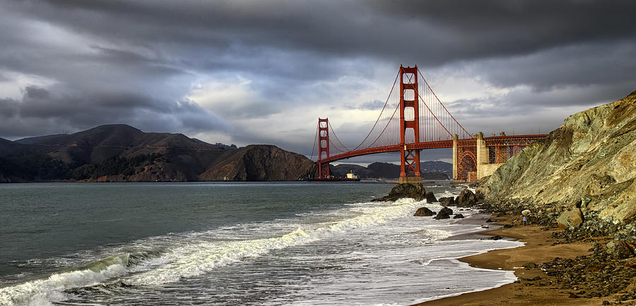 Golden Gate at Marshall Beach Photograph by Michael Hope