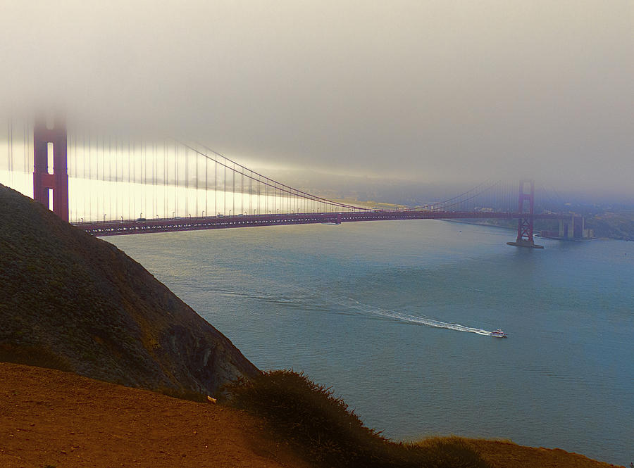 San Francisco Photograph - Golden Gate Bridge 2 by Claude LeTien