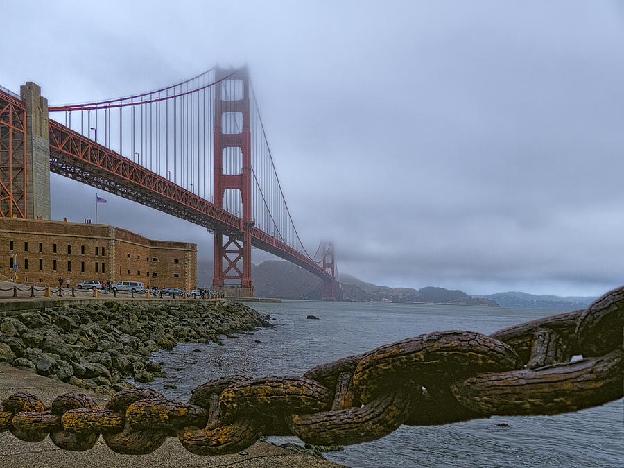 Golden Gate Bridge  #1 Photograph by Claude LeTien