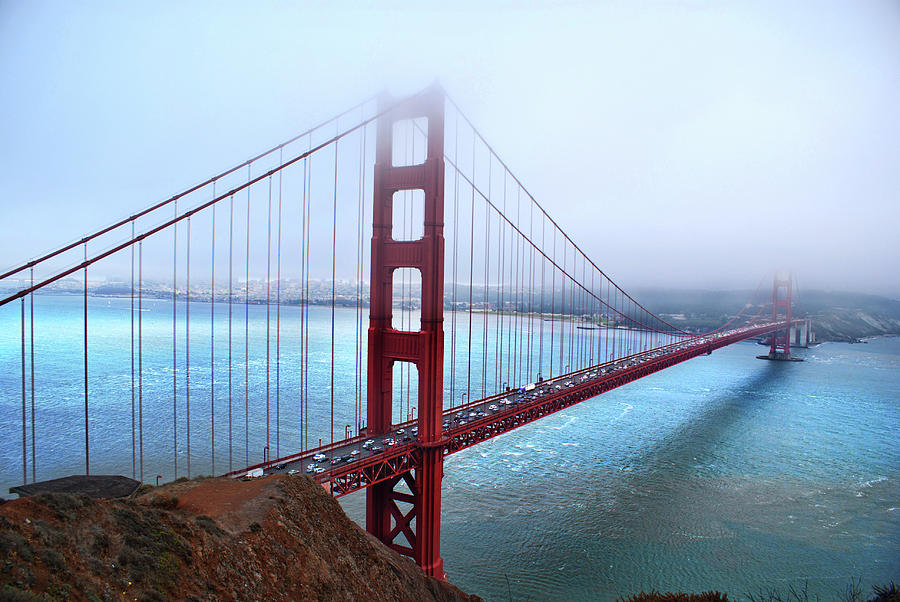  Golden Gate Bridge Photograph by Abram House