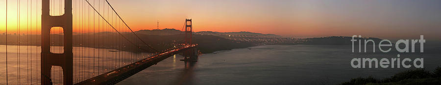 San Francisco Photograph - Golden Gate Bridge and Presidio at Dawn by Matt Tilghman