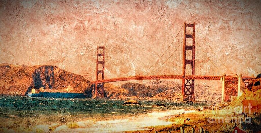 Golden Gate Bridge Photograph by Anne Sands