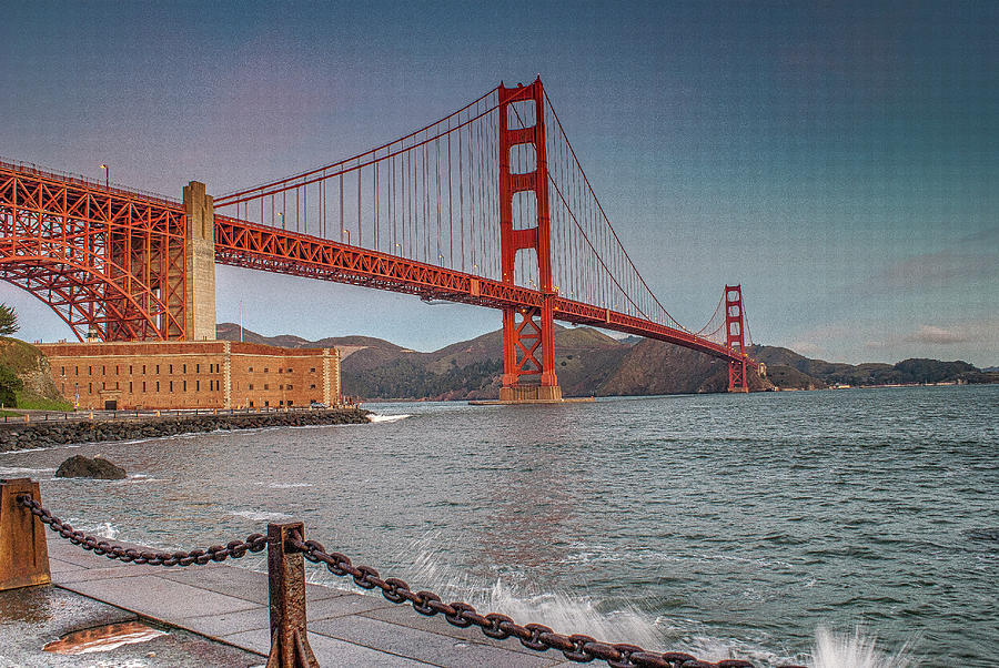 Golden Gate Bridge at Sunrise Photograph by Donald Pash