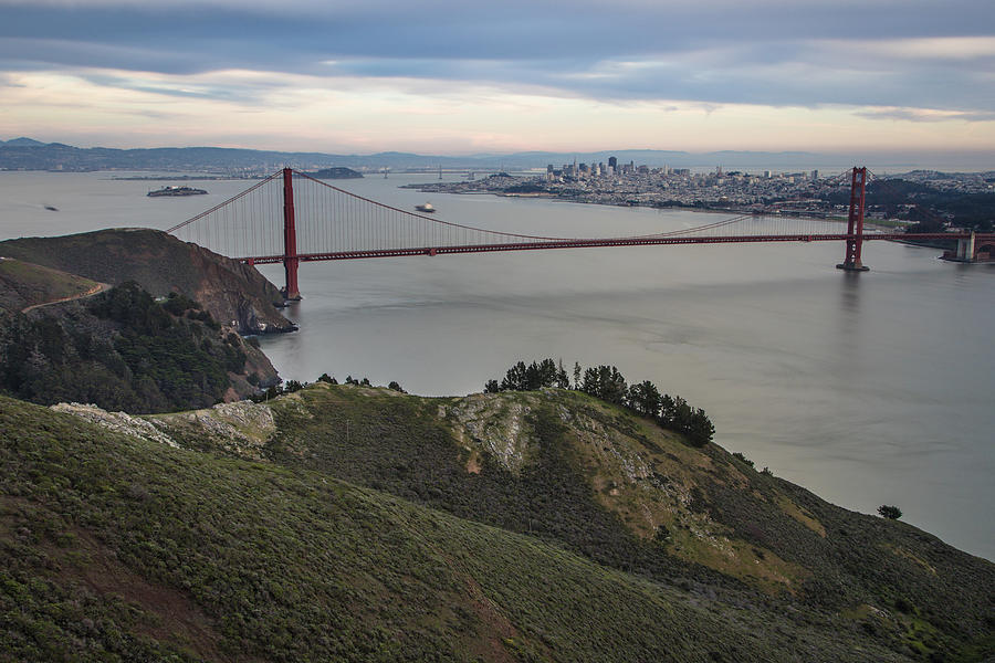 Golden Gate Bridge at Sunset  Photograph by John McGraw