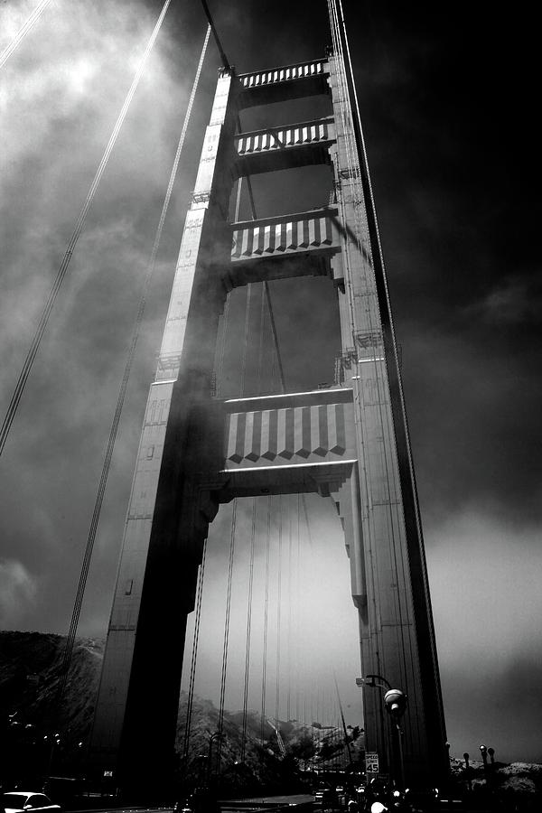 Golden Gate Bridge Black and White Photograph by Doug Rogahn Fine Art