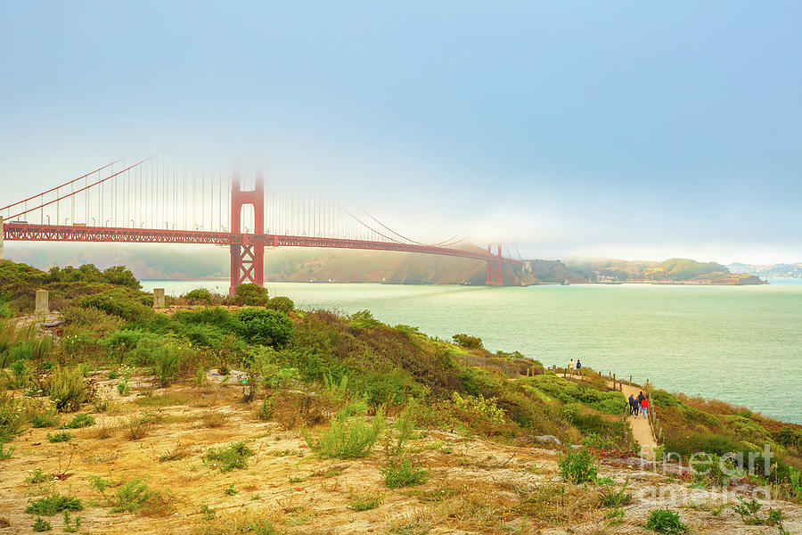 Golden Gate Bridge Crissy Field Photograph by Benny Marty