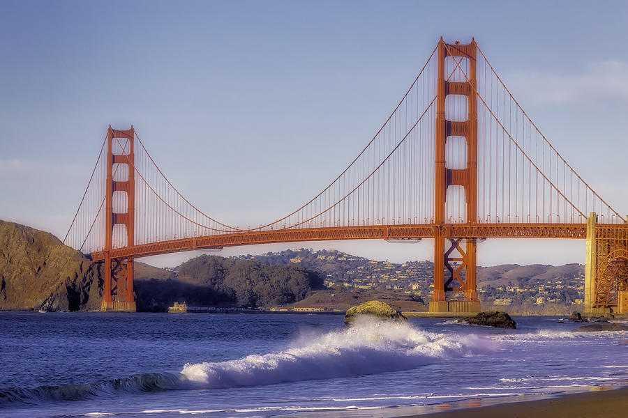 San Francisco Photograph - Golden Gate Bridge Dusk by Garry Gay