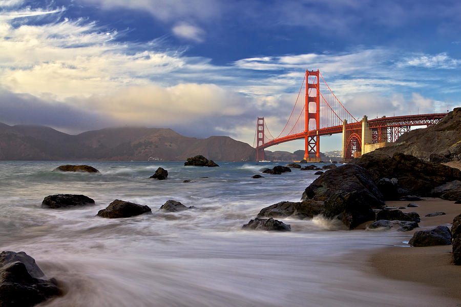 Golden Gate Bridge Photograph by Evgeny Vasenev