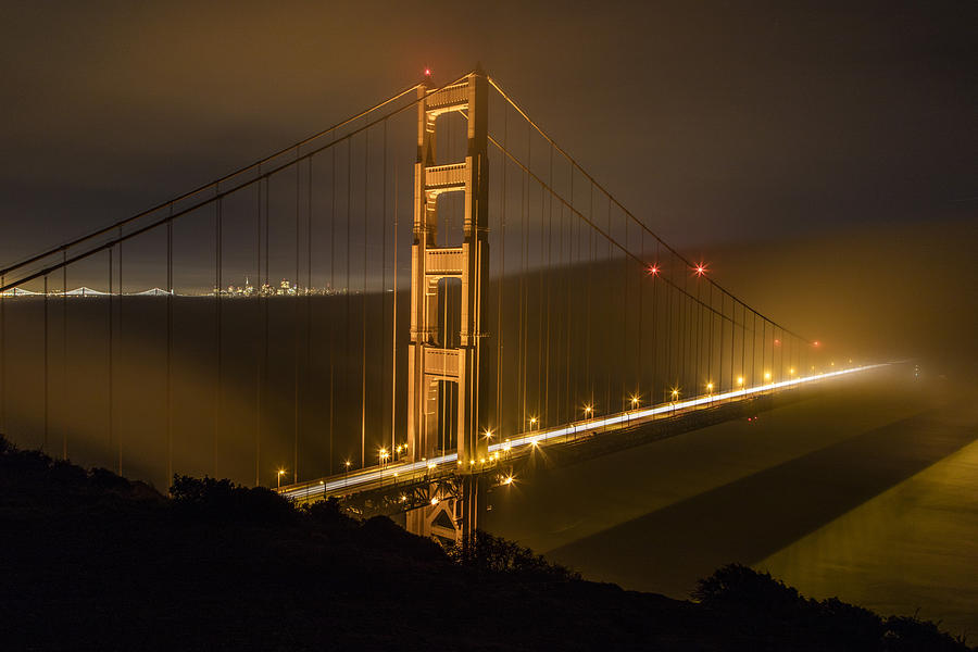 Golden Gate Bridge Fog Photograph by John McGraw