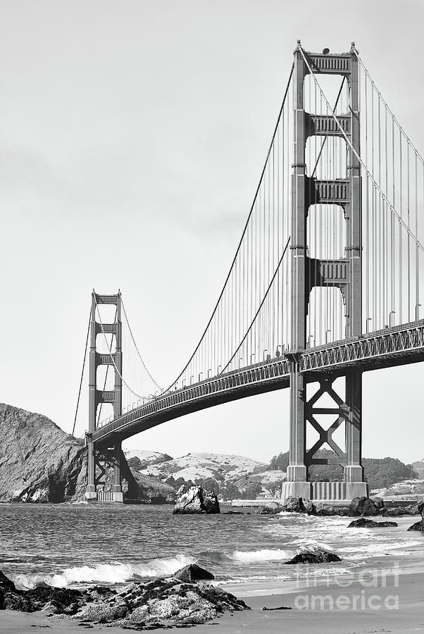 Golden Gate Bridge from Baker Beach 2 Photograph by Dean Birinyi