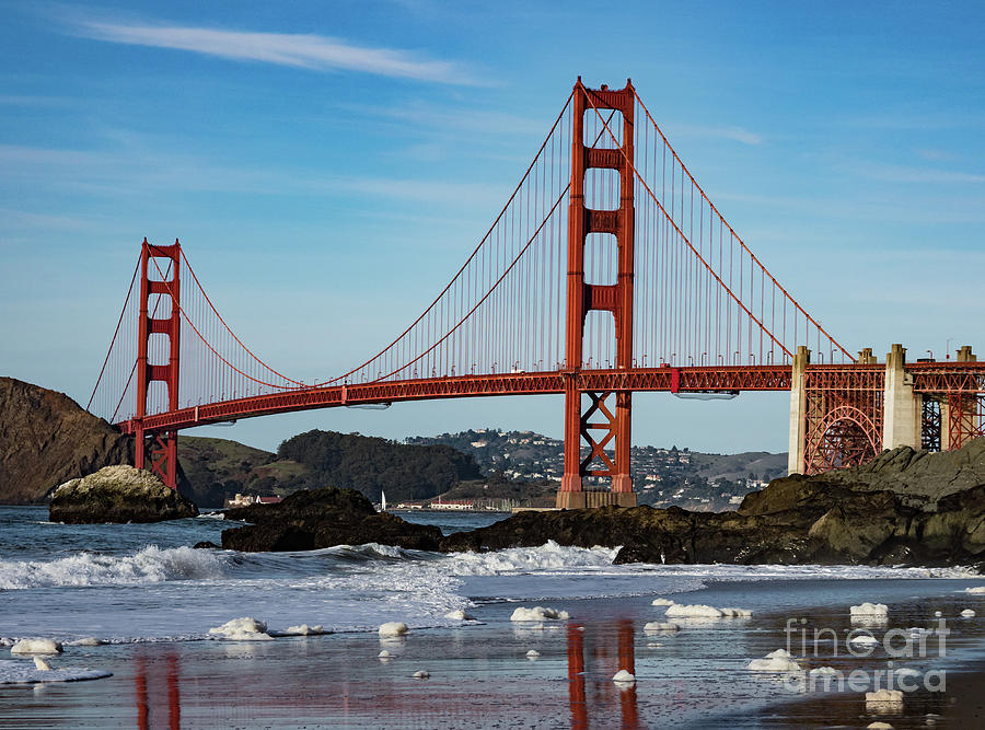 Golden Gate Bridge From Baker Beach Photograph By Megan Crandlemire