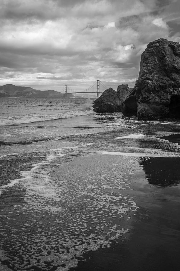 Golden Gate Bridge from China Beach Photograph by Judith Barath