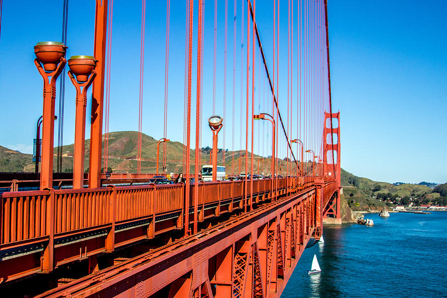 Golden Gate Bridge Photograph - Golden Gate Bridge - From The Edge by Bill Gallagher