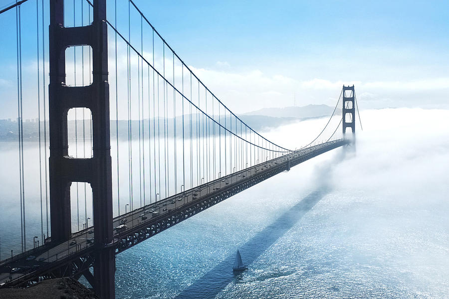 San Francisco Photograph - Golden Gate Bridge by Happy Home Artistry