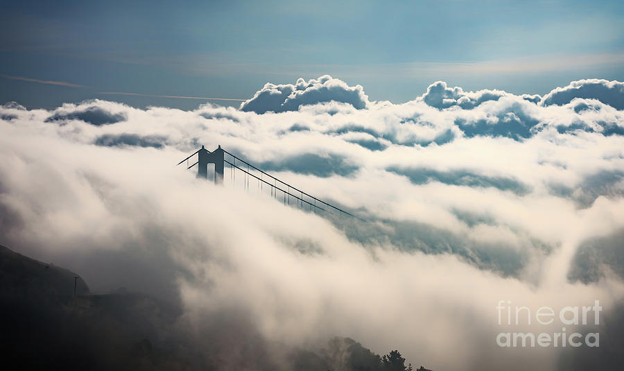 Golden Gate Bridge In The Fog Photograph By Megan Crandlemire