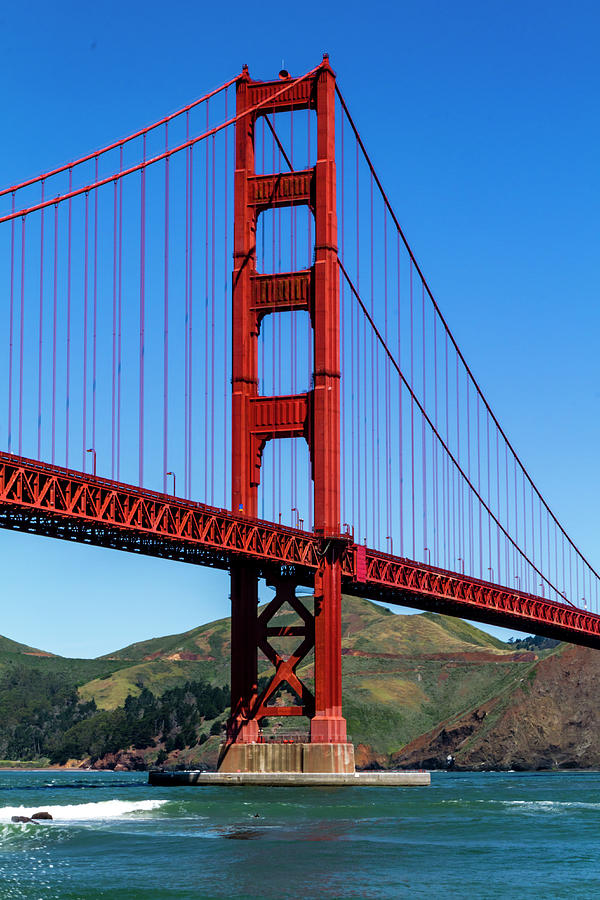 Golden Gate Bridge In The Sun Photograph