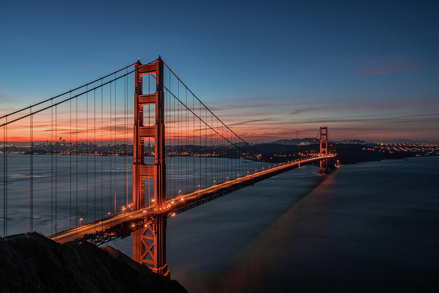 Golden gate bridge Photograph by Philip Cho