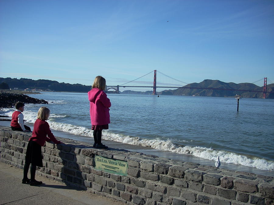 Golden Gate Bridge San Francisco Photograph - Golden gate Bridge by Karim Baziou