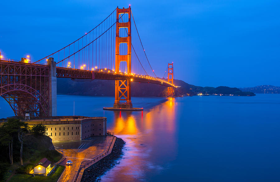 Architecture Photograph - Golden Gate Bridge by Kobby Dagan