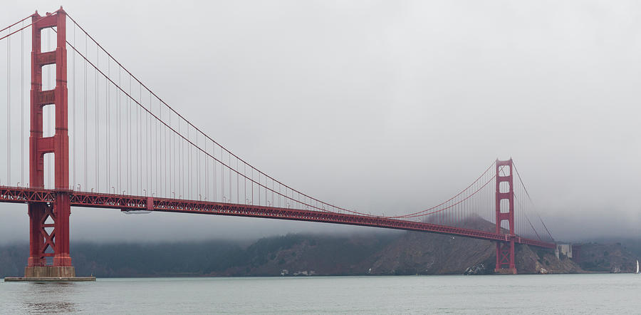 Golden Gate Bridge Photograph by Maj Seda