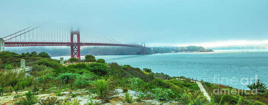Golden Gate Bridge Panorama Photograph by Benny Marty