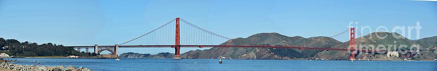 Golden Gate Bridge Panoramic Photograph by Scott Cameron
