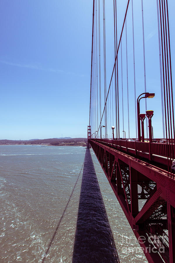 Golden Gate Bridge Perspective Photograph by Ana V Ramirez
