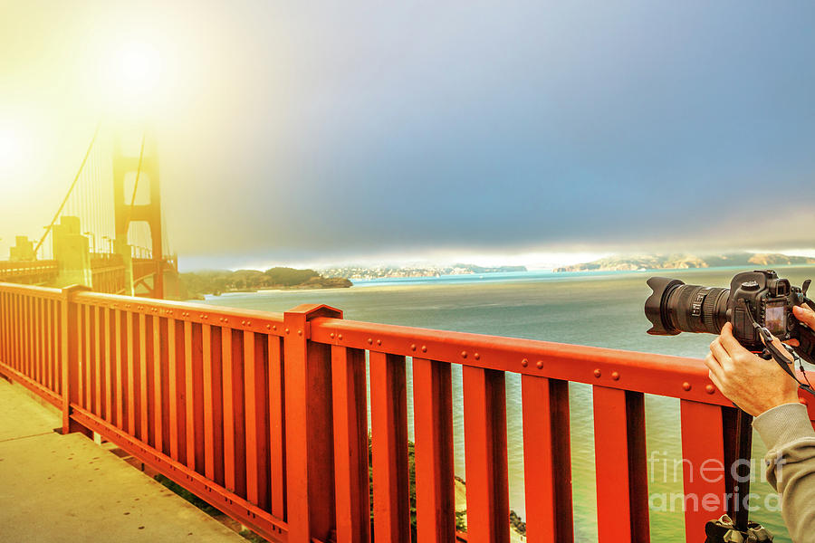 Golden Gate Bridge photography Photograph by Benny Marty
