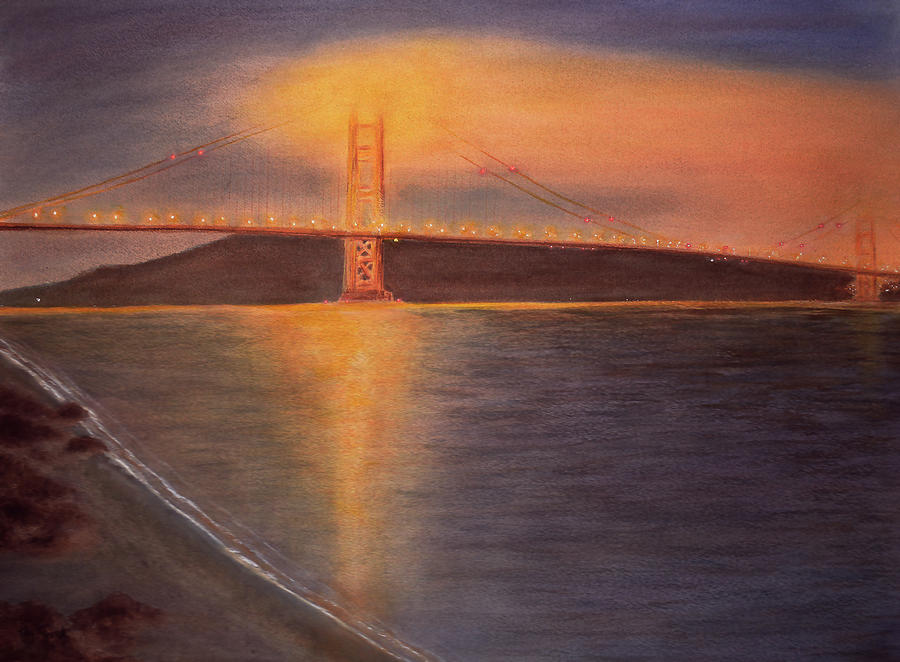 San Francisco Painting - Golden Gate Bridge San Francisco by Ken Figurski