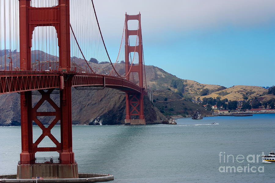 Golden Gate Bridge Photograph - Golden Gate Bridge by Sophie Vigneault
