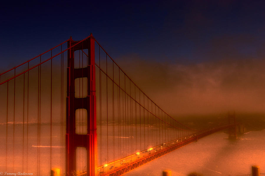 Golden Gate Bridge Photograph by Tommy Anderson