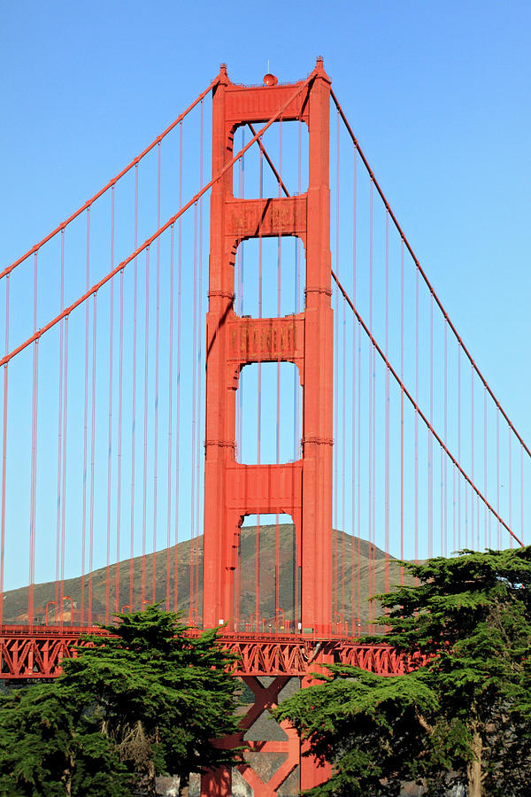 Golden Gate bridge tower Photograph by Pierre Leclerc Photography