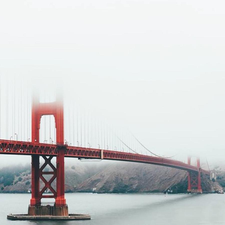 Architecture Photograph - Golden Gate Bridge! #vsco #vscocam by Shivendra Singh